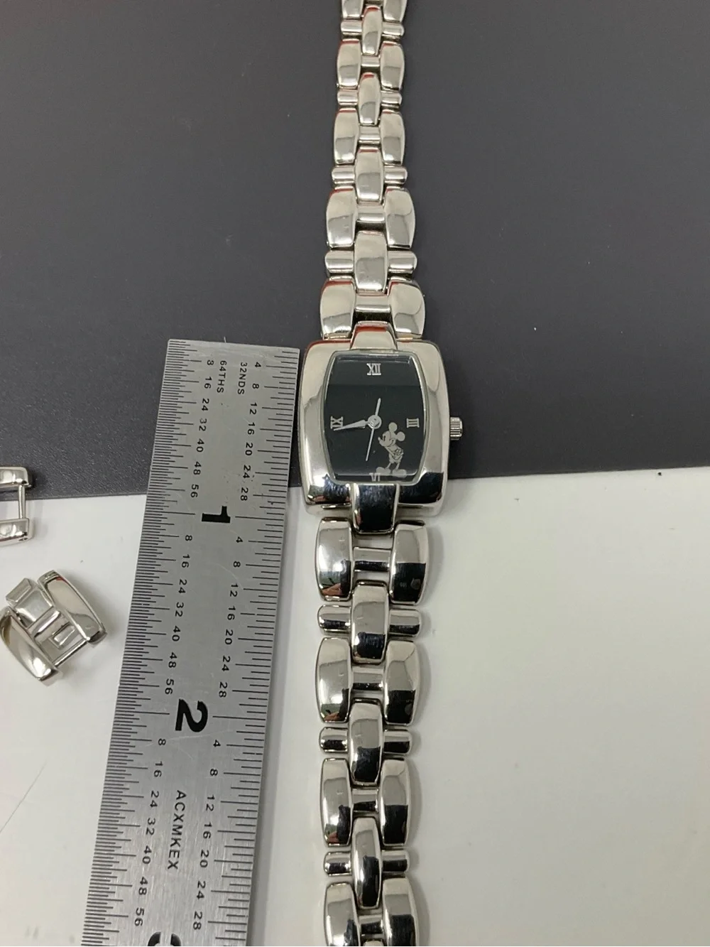 Disney Mickey Mouse Black Dial Ladies Watch Disney Store new battery